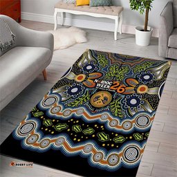 NAIDOC Deadly 50 Years Area Rug Aboriginal and Torres Strait Islander LT9