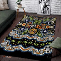NAIDOC Deadly 50 Years Area Rug Aboriginal and Torres Strait Islander LT9