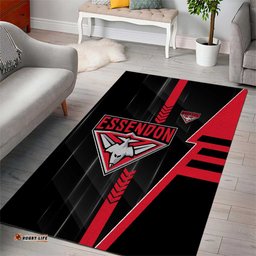 Essendon Bombers Area Rug Modern Geometric Sports Graphic Style TS04
