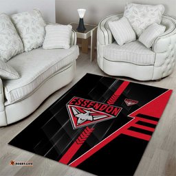 Essendon Bombers Area Rug Modern Geometric Sports Graphic Style TS04