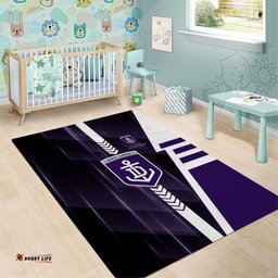 Fremantle Dockers Area Rug Modern Geometric Sports Graphic Style TS04