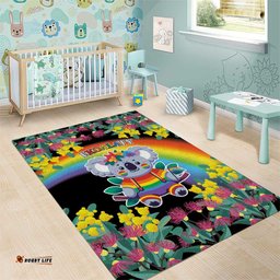 LGBTQ Koala Gay Area Rug Aussie Koala Bear Ekoalaty LT9