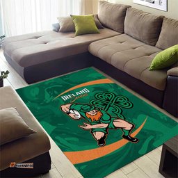 Ireland Rugby Sevens Area Rug Go Champions Irish Shamrock LT14