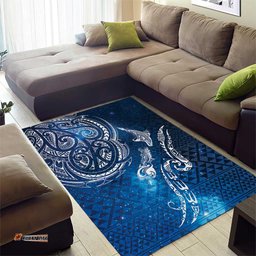 Matariki Galaxy Area Rug New Zealand Map Maori Pattern LT9