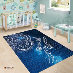 Matariki Galaxy Area Rug New Zealand Map Maori Pattern LT9