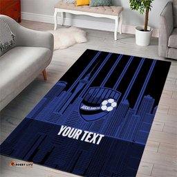 New Zealand Auckland Football Custom Area Rug Go City of Sails Est 2025 LT14