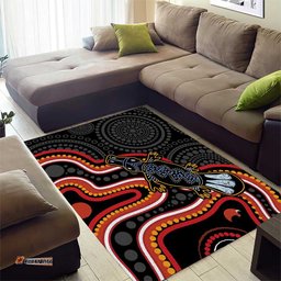 Indigenous Platypus Australia Area Rug Australian Aboriginal Art Proud LT14