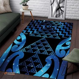 Taniko Motifs Matariki New Zealand Area Rug NZ Niho Taniwha Poutama LT14