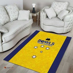 Western Australia Lawn Bowls Area Rug Aussie Minimalist Style LT9