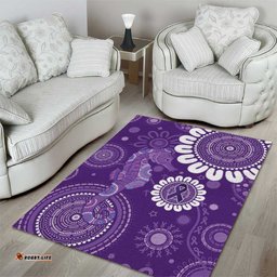 Sea Horse Australia Epilepsy Awareness Area Rug LT9