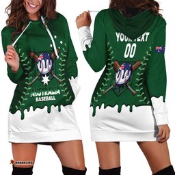Australia 2026 Baseball Custom Hoodie Dress Go Aussie Drip Style LT14