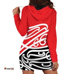 All Red New Zealand Kowhai Ngutukak Hoodie Dress LT9