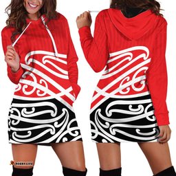 All Red New Zealand Kowhai Ngutukak Hoodie Dress LT9