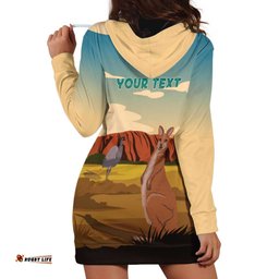 Australia Personalized Hoodie Dress Uluru Scenery LT7