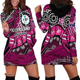 Australia Queensland Audax at Fidelis Hoodie Dress LT9