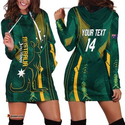Australia Socceroos 2026 Custom Hoodie Dress Go Aussie Kangaroo National Color LT14