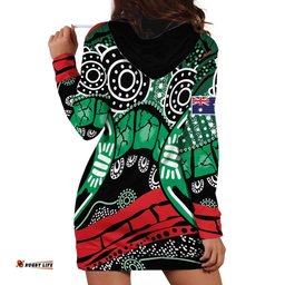 Australia Tasmania State Hoodie Dress Ubertas et Fidelitas LT9