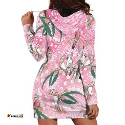 Australia Galah Aboriginal Hoodie Dress Breast Cancer Awareness LT7