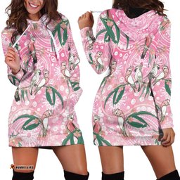 Australia Galah Aboriginal Hoodie Dress Breast Cancer Awareness LT7