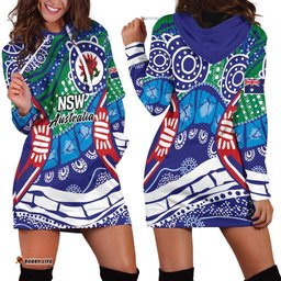 Australia New South Wales Hoodie Dress NSW Orta Recens Quam Pura Nites LT9