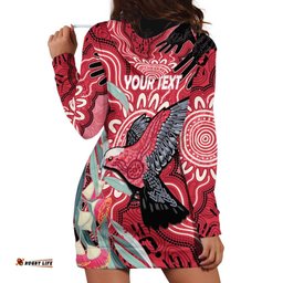 Personalised Australia Galah NAIDOC Week 2026 Hoodie Dress 50 Years of Deadly Aboriginal Art LT14