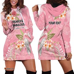 Personalised Galah Cockatoo Fighting in Pink Hoodie Dress Australian Breast Cancer Spirit LT9