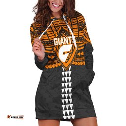 Personalized GWS Giants Hoodie Dress Polynesian Tribal Pattern Heritage Football TS04
