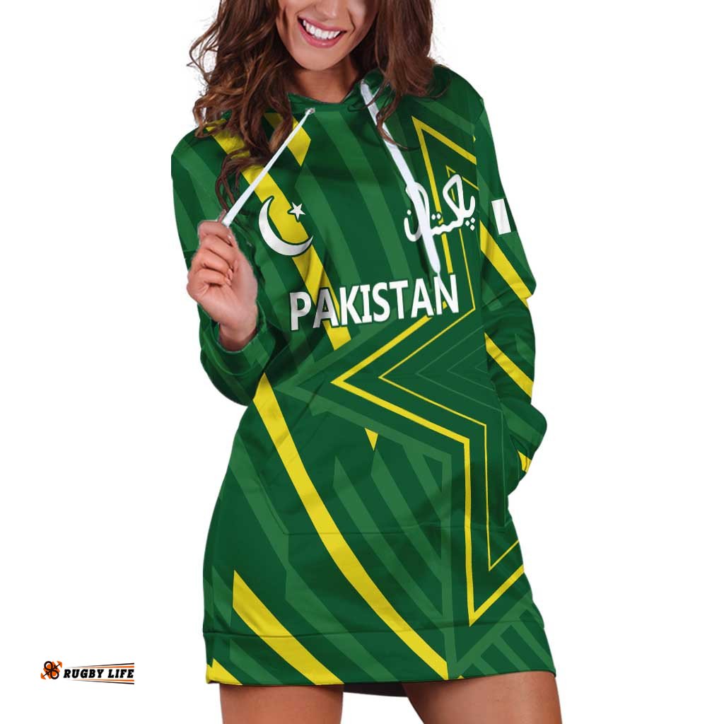 Pakistan Cricket Custom Hoodie Dress Shaheen Falcon Go Champions LT9