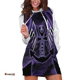 Custom Fremantle Football Hoodie Dress Dockers Anchor Sporty Style DT05