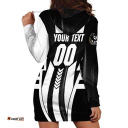 Personalized Collingwood Magpies Hoodie Dress Modern Geometric Sports Graphic Style TS04