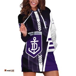 Personalized Fremantle Dockers Hoodie Dress Modern Geometric Sports Graphic Style TS04