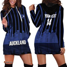 New Zealand Auckland Football Custom Hoodie Dress Go City of Sails Est 2025 LT14