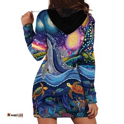 Heal Country Heal Our Nation Aboriginal Dreamtime Hoodie Dress LT9