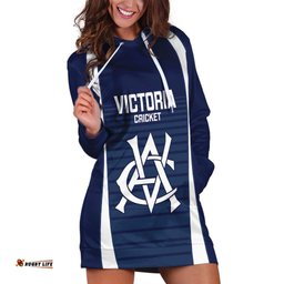Custom Victoria Cricket Hoodie Dress Go Champions - Sporty Style LT14