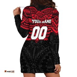 Personalized St Kilda Saints Hoodie Dress Polynesian Tribal Pattern Heritage Football TS04