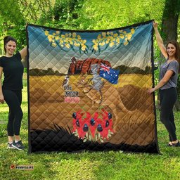 26 January One Proud Aussie Quilt Kangaroo and Koala Happy Australia Day LT9