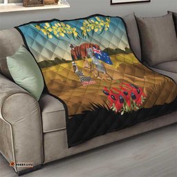 26 January One Proud Aussie Quilt Kangaroo and Koala Happy Australia Day LT9