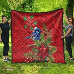 Aussie Superb Fairywren Bird Quilt Aboriginal Inspired Christmas LT9