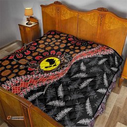 Aotearoa and Australia Quilt Maori Koru Ferns With Aboriginal Kangaroo LT03