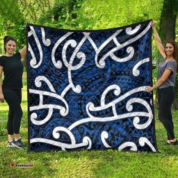 Aotearoa Maori Kowhaiwhai Quilt Kikorangi Puhoro and Patiki LT9