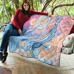 Aussie NAIDOC Week Pastel Quilt Dreaming Whales LT7