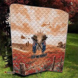 ANZAC Day Quilt Commemorative Soldier Tribute DT05