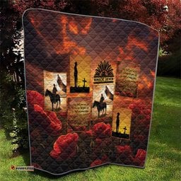 ANZAC Day Film Reel Lest We Forget Quilt Australia NZ Memorial LT9
