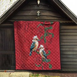 Aussie Kokaburra Waratah Christmas Quilt Aboriginal Dots Painting LT9