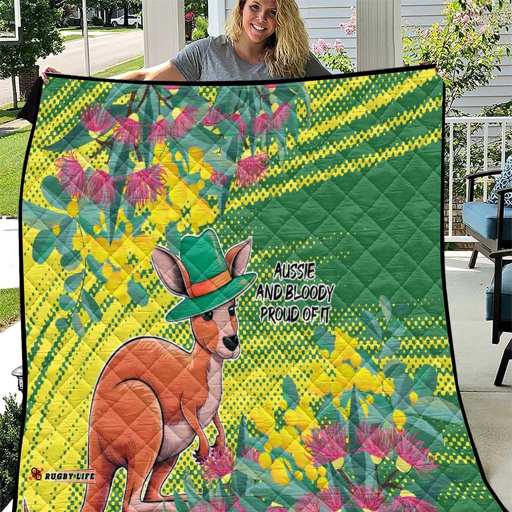 Aussie and Bloody Proud of It Quilt Happy Australia Day LT9