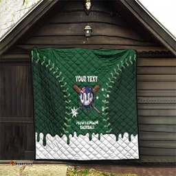 Australia 2026 Baseball Custom Quilt Go Aussie Drip Style LT14