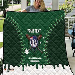 Australia 2026 Baseball Custom Quilt Go Aussie Drip Style LT14