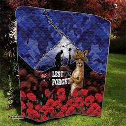 ANZAC Day Quilt Lest We Forget DT05