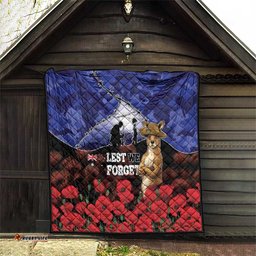 ANZAC Day Quilt Lest We Forget DT05