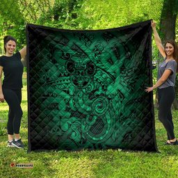 Aotearoa Maori Hei Tiki Quilt Kakariki Kowhaiwhai Puhoro Motif LT9
